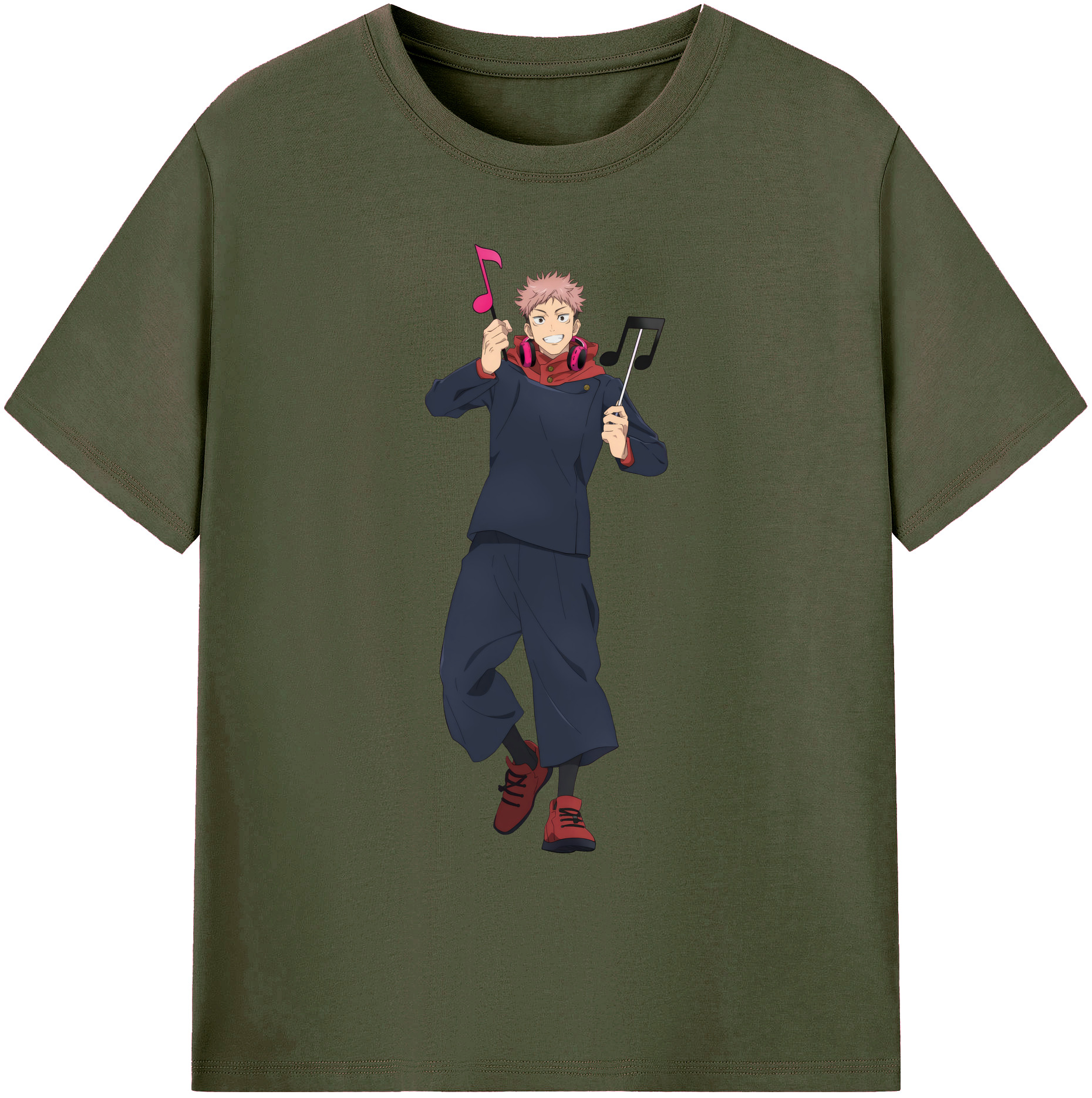 （画像用） 呪術廻戦 Jujutsu Kaisen 綿100％ メンズ半袖Tシャツ｜肌触りやわらか＆通気性
